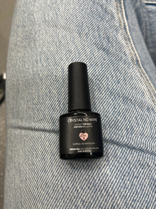 Crystal no wipe top coat sample